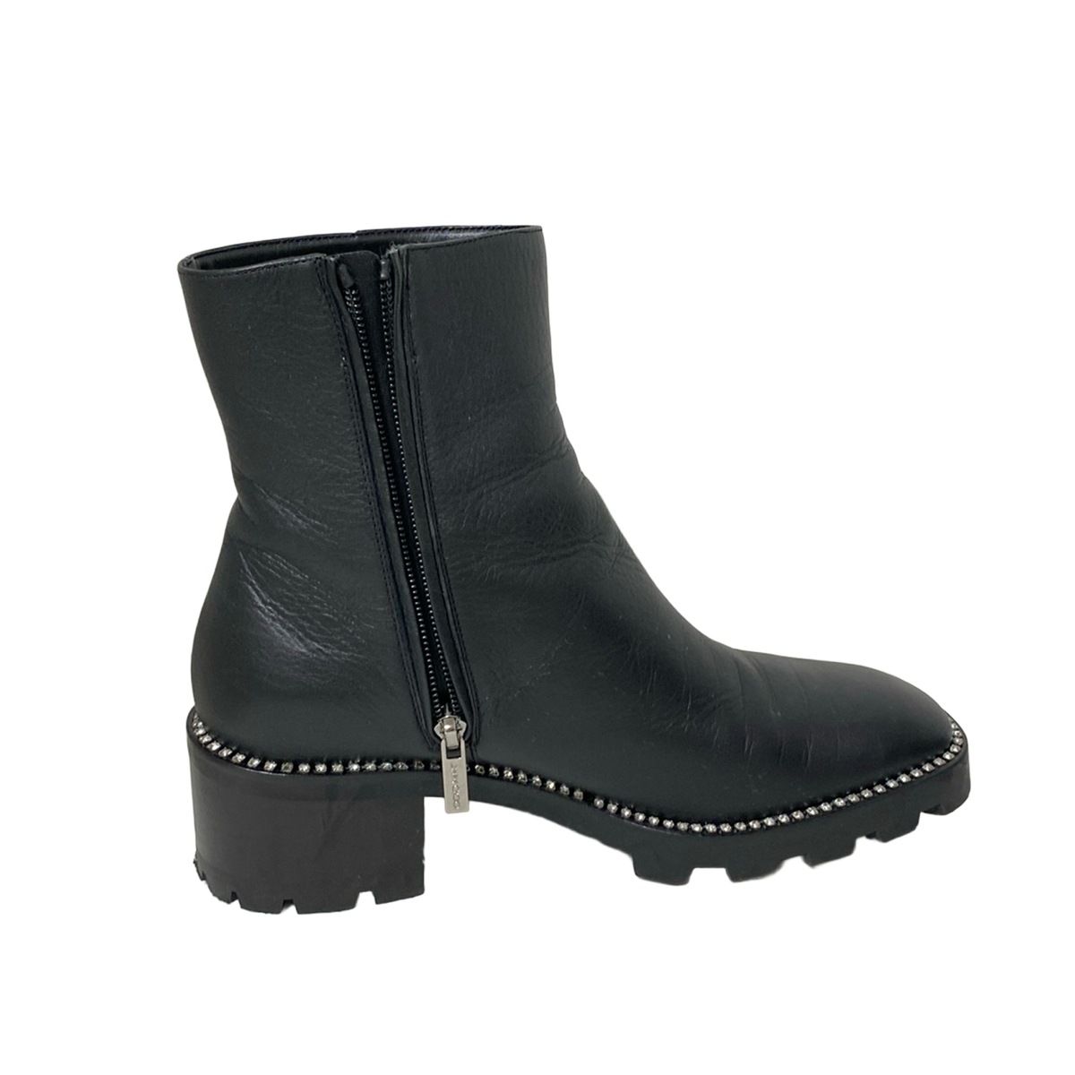 ラインストーン レザー