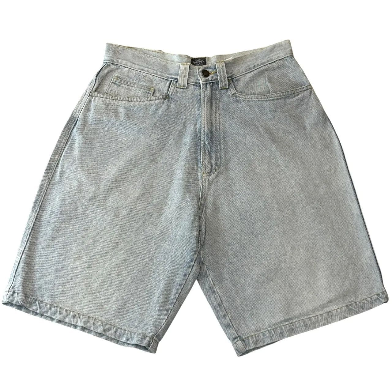 90s BRONZE AGE DENIM Baggy Shorts ブロンズ エイジ デニム バギーショーツ L ライトウォッシュブルー 古着