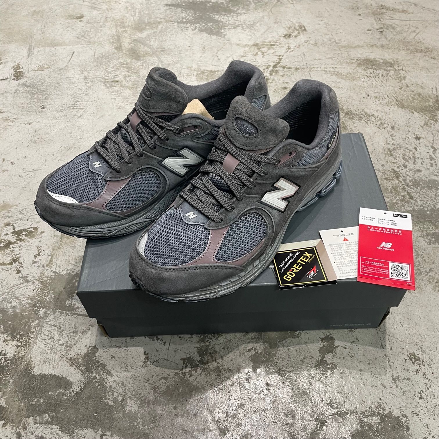 国内正規 New Balance 2002R GORE-TEX Black ゴアテックス