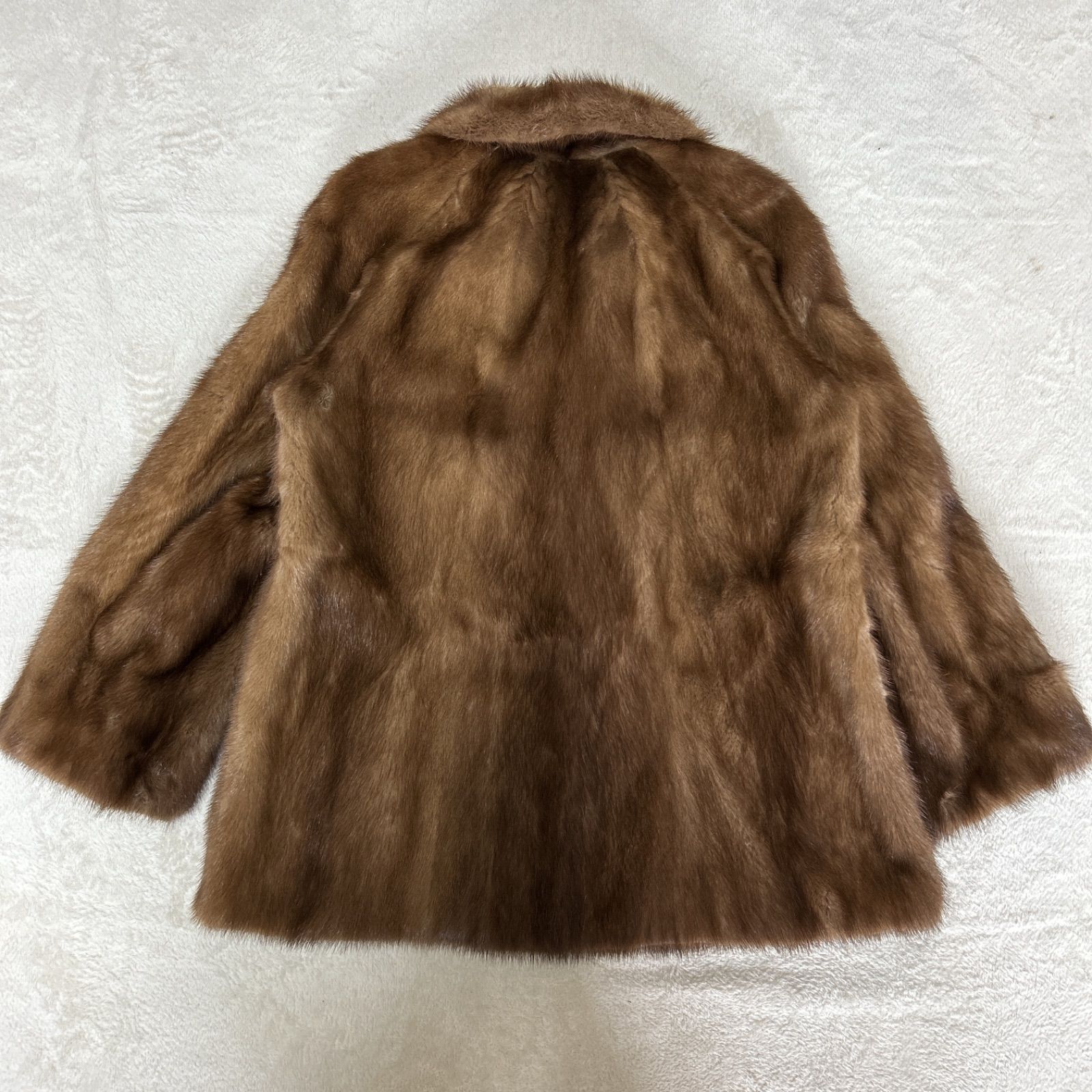 【Summer プロフィールご確認専用】SAGAMINK  金タグ GOLDBANG 毛皮 キャメル 茶色 コート サガミンク 管理番号KKVRA108