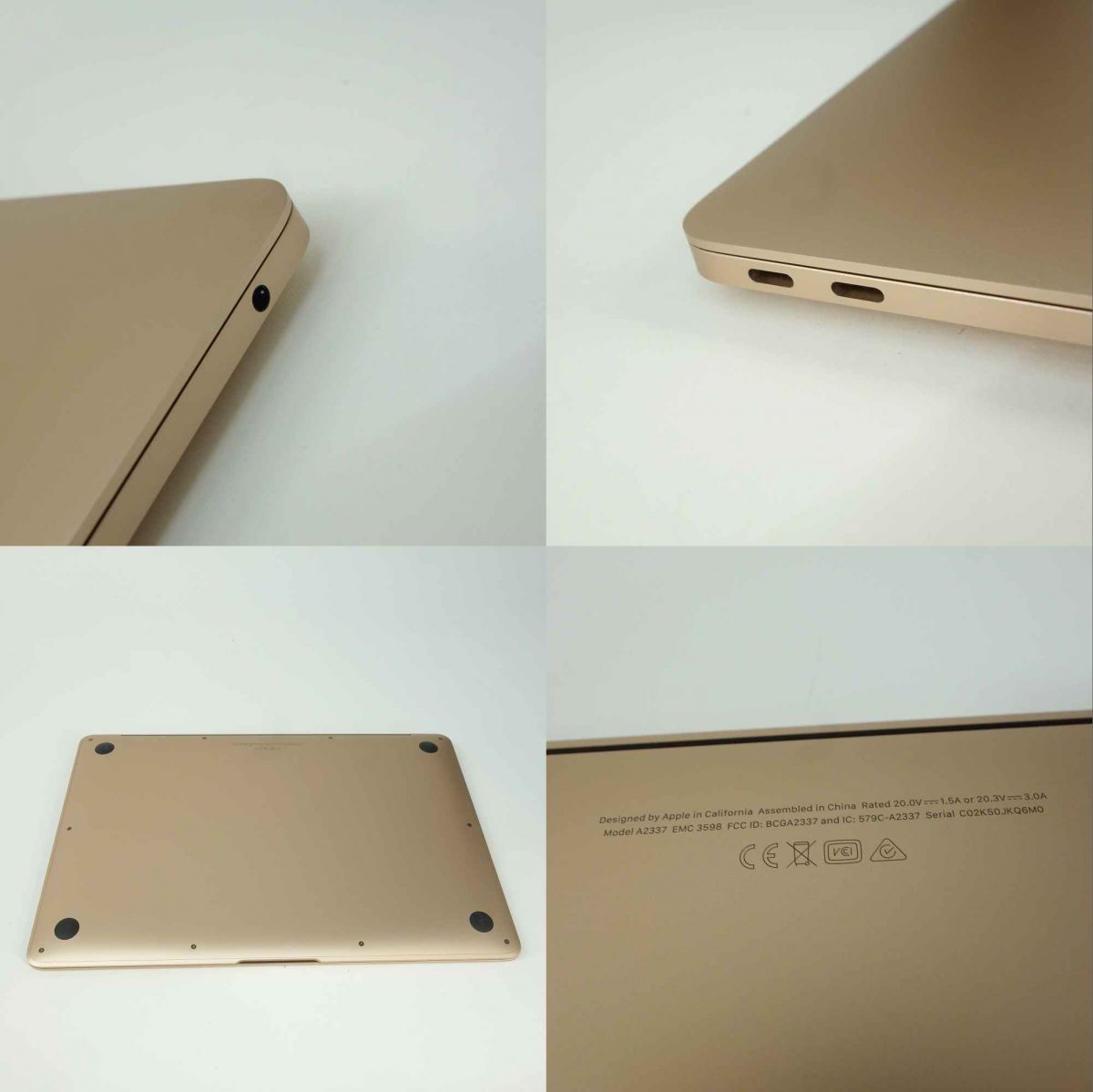 Apple MacBook Air 13インチ 2020 ゴールド M1/16GB/SSD256GB