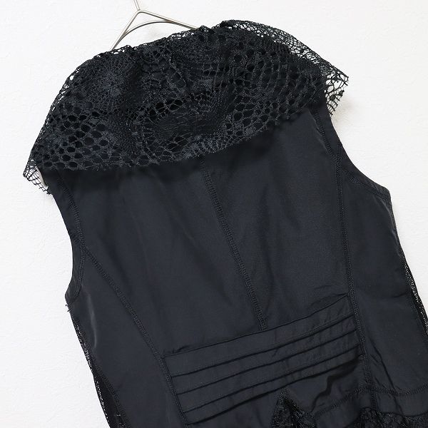 EIKO KONDO エイココンドウ ベスト ジレ トップス レース ブラック系 