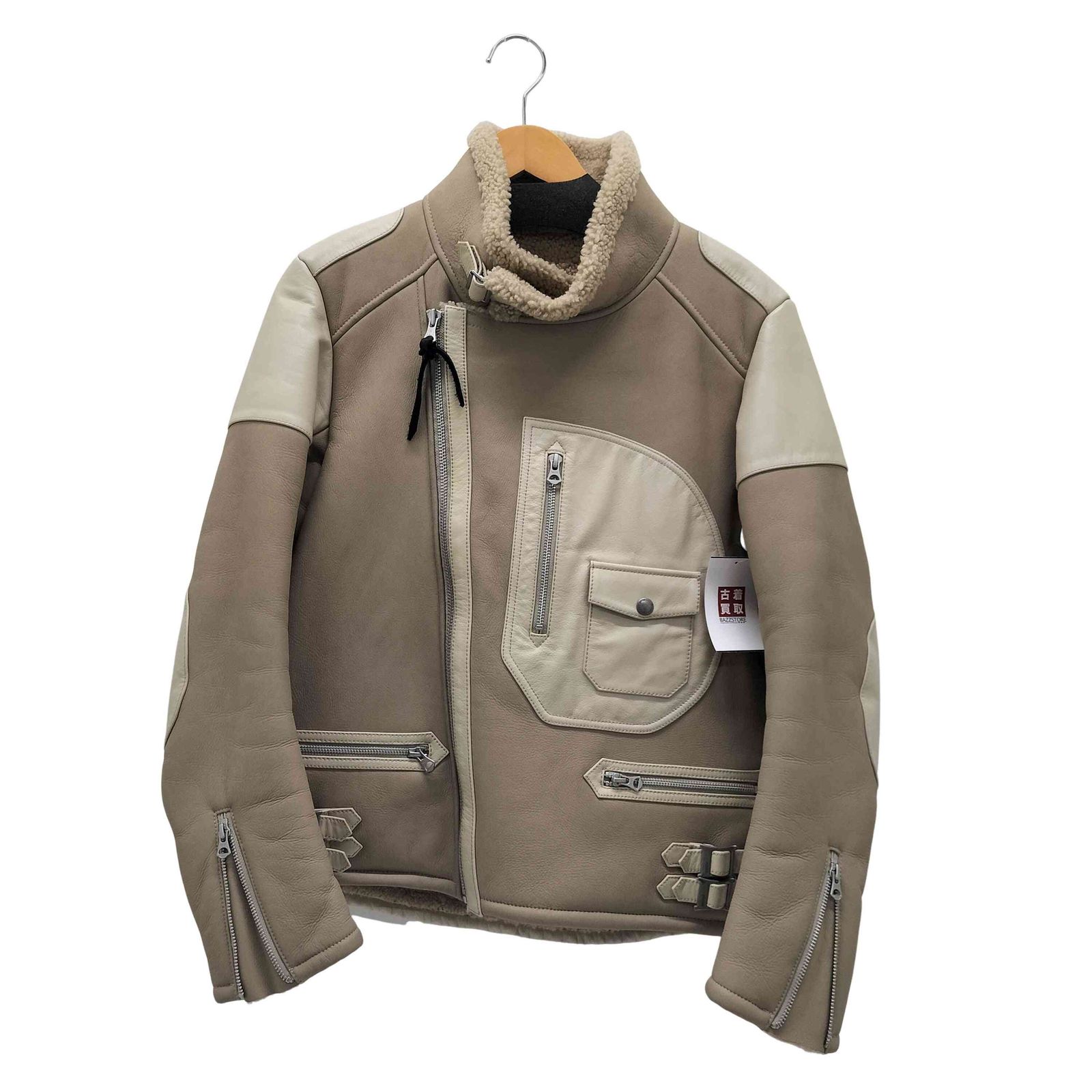 ネイバーフッド NEIGHBORHOOD 17AW THUNDERBOLT-M/M-JKT カウレザー  