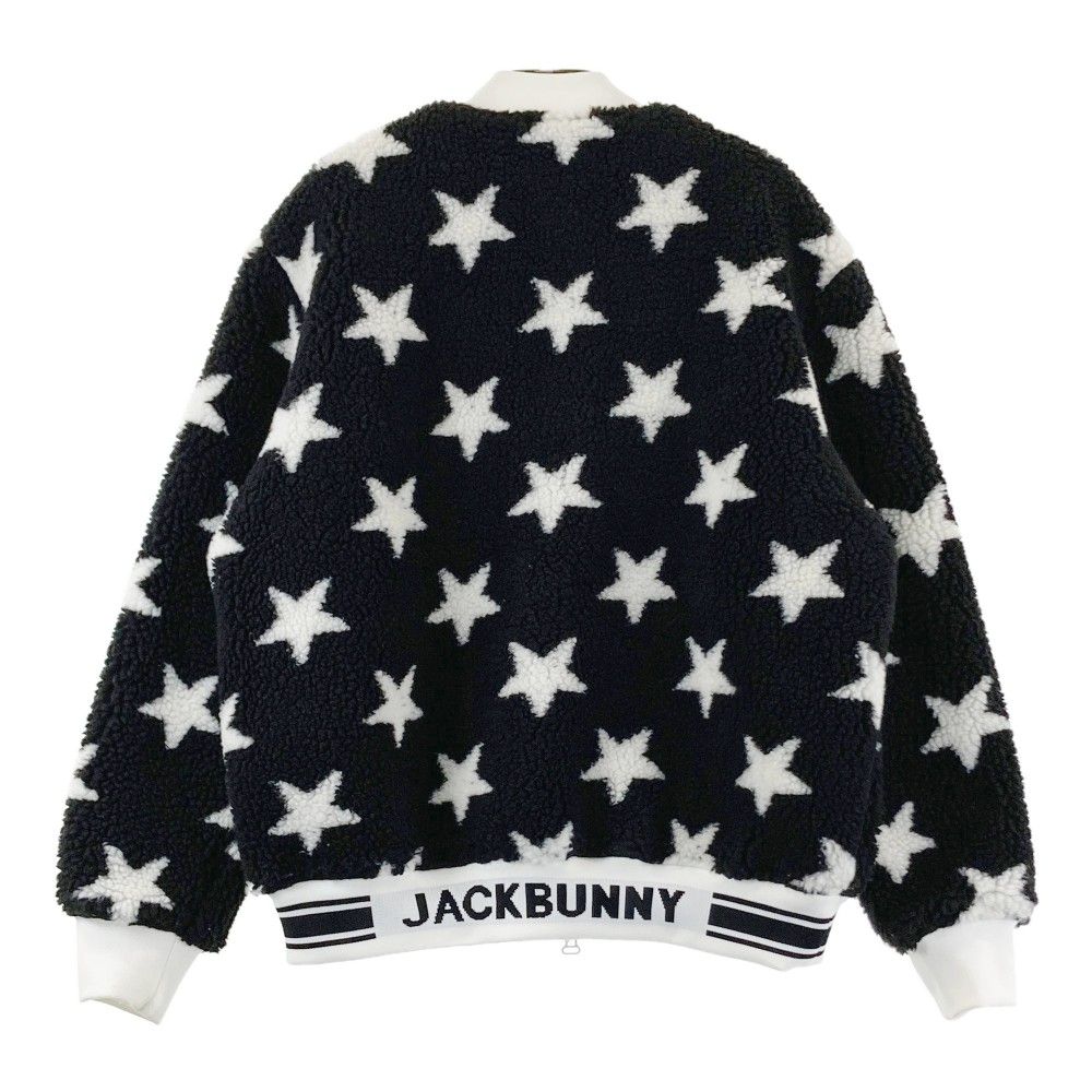 希少 美品 Jack Bunny!! ジャックバニー 星柄 ボア ジャケット サイズ：4 JACK BUNNY ジャックバニー ボア ジップ ジャケット 星柄