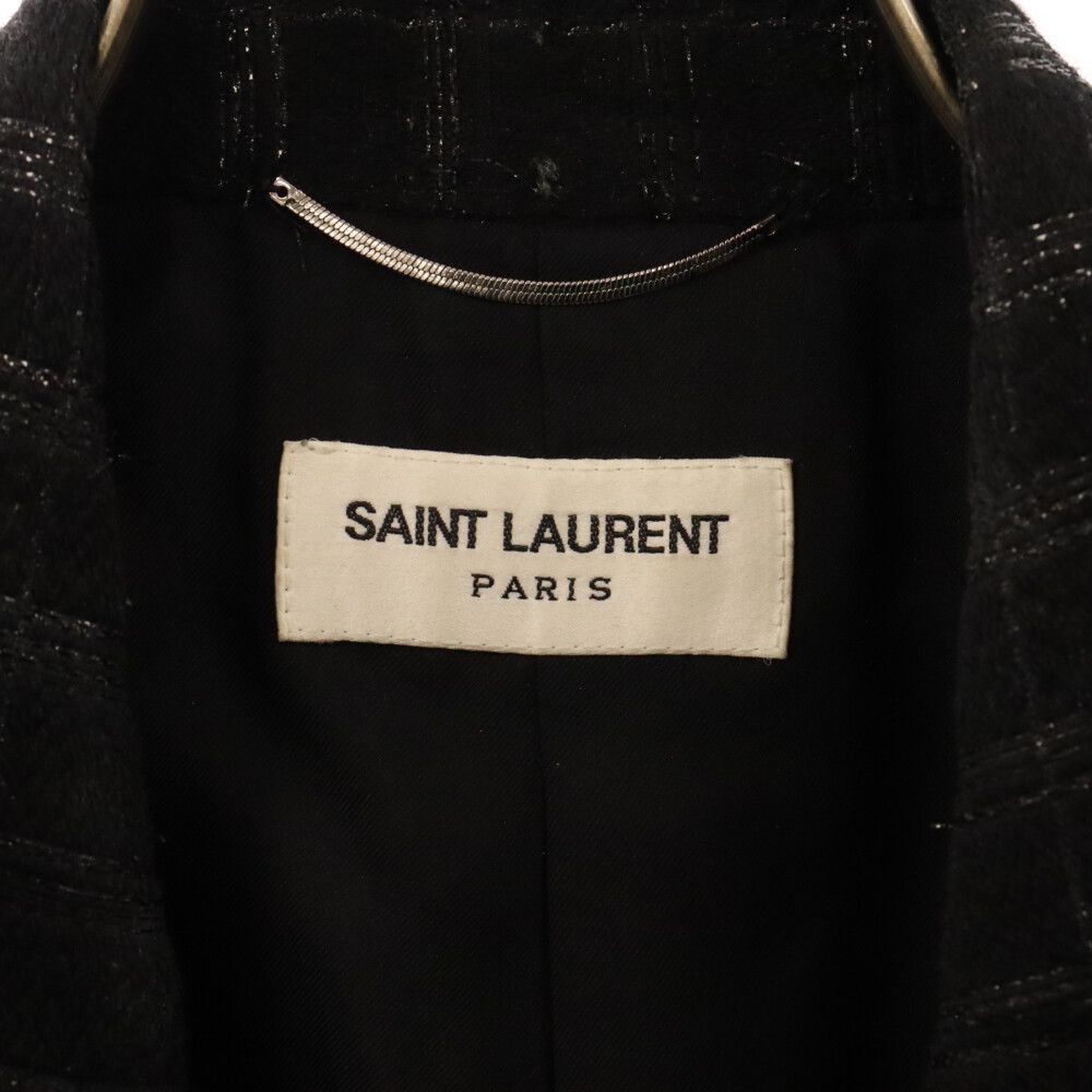 サンローラン パリ SAINT LAURENT PARIS 格子柄-