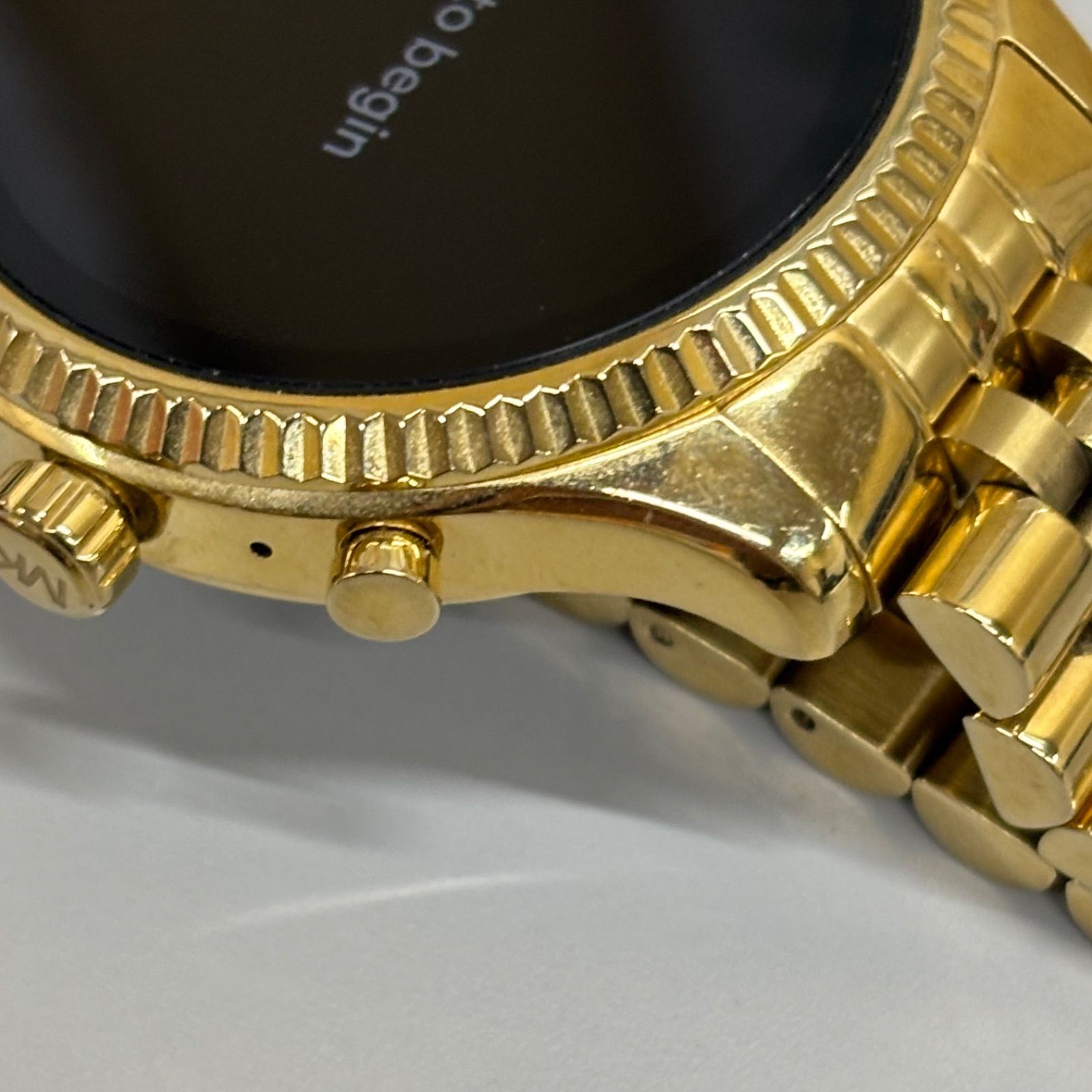 MICHAEL KORS ACCESS ゴールド デジタル腕時計 ACCESS(スマート