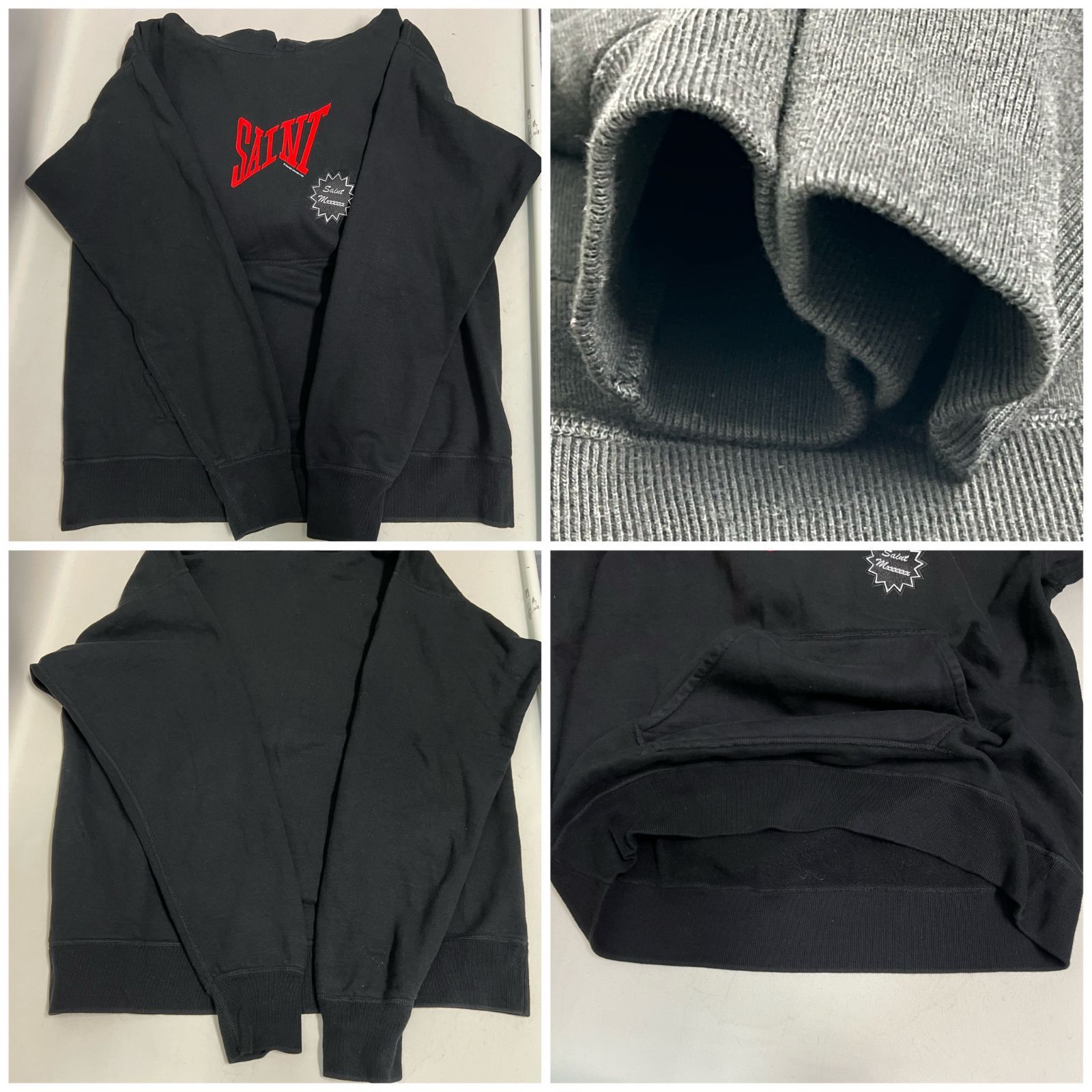 浜館75-1598】 SAINT MICHAEL セントマイケル パーカー サイズ:XL 24SS 
