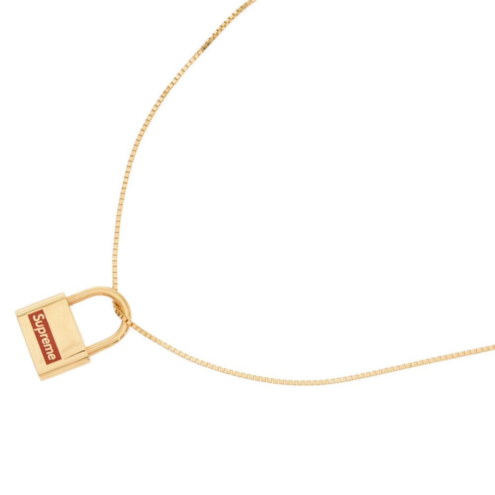 SUPREME (シュプリーム) 20AW×Jacob&Co 14K Gold Lock Pendant ...