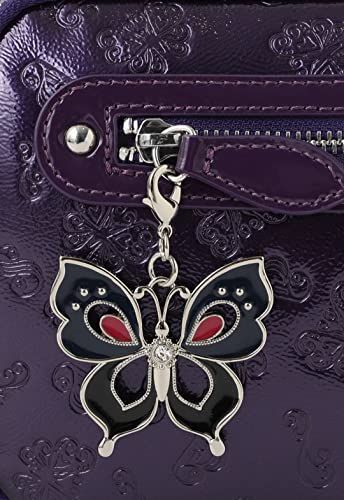 ANNA SUI アナスイ エリス　ショルダーバッグ　パープル パープル ANNA SUI アナスイ エリス-ショルダーバッグ - メルカリ