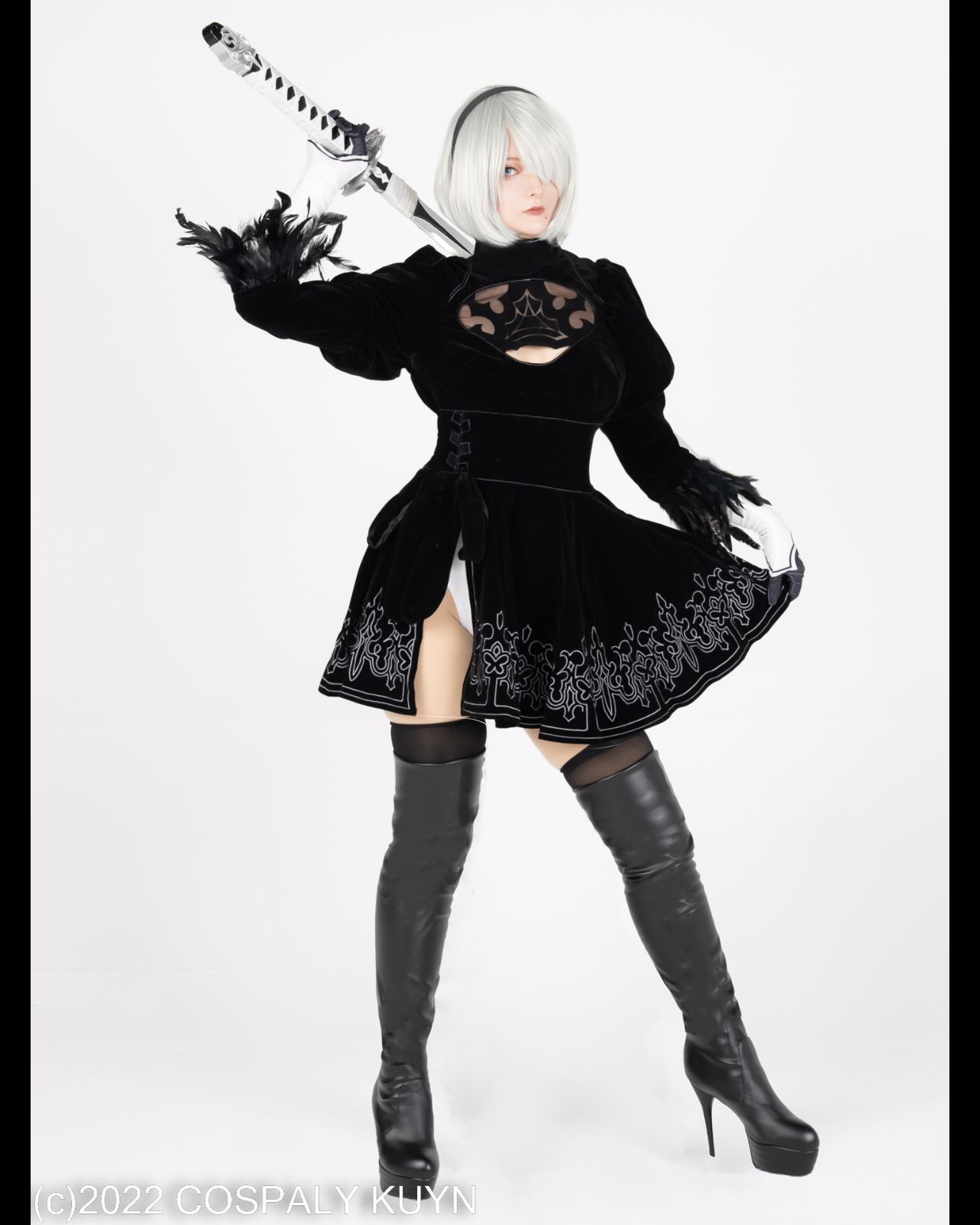 匿名配送 武器付 NieR:Automata ニーアオーマタ 2B コスプレ 匿名配送 武器付 NieR:Automata ニーアオーマタ 2B コスプレ