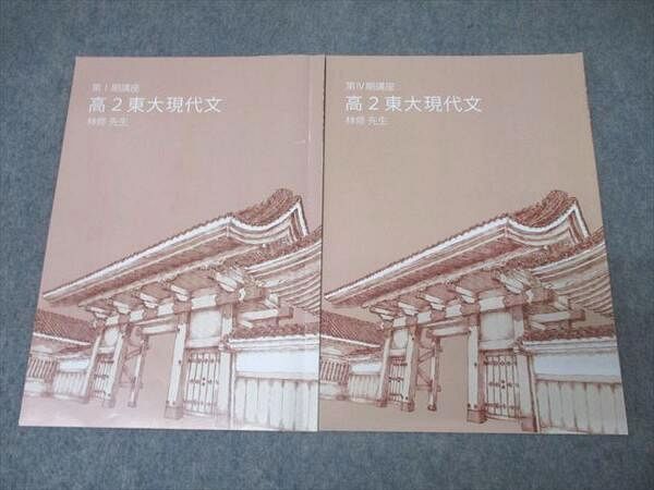 東大特進　林修　高2東大現代文 東大特進コース 高2現代文 1〜5期通年分 林修先生 - メルカリ