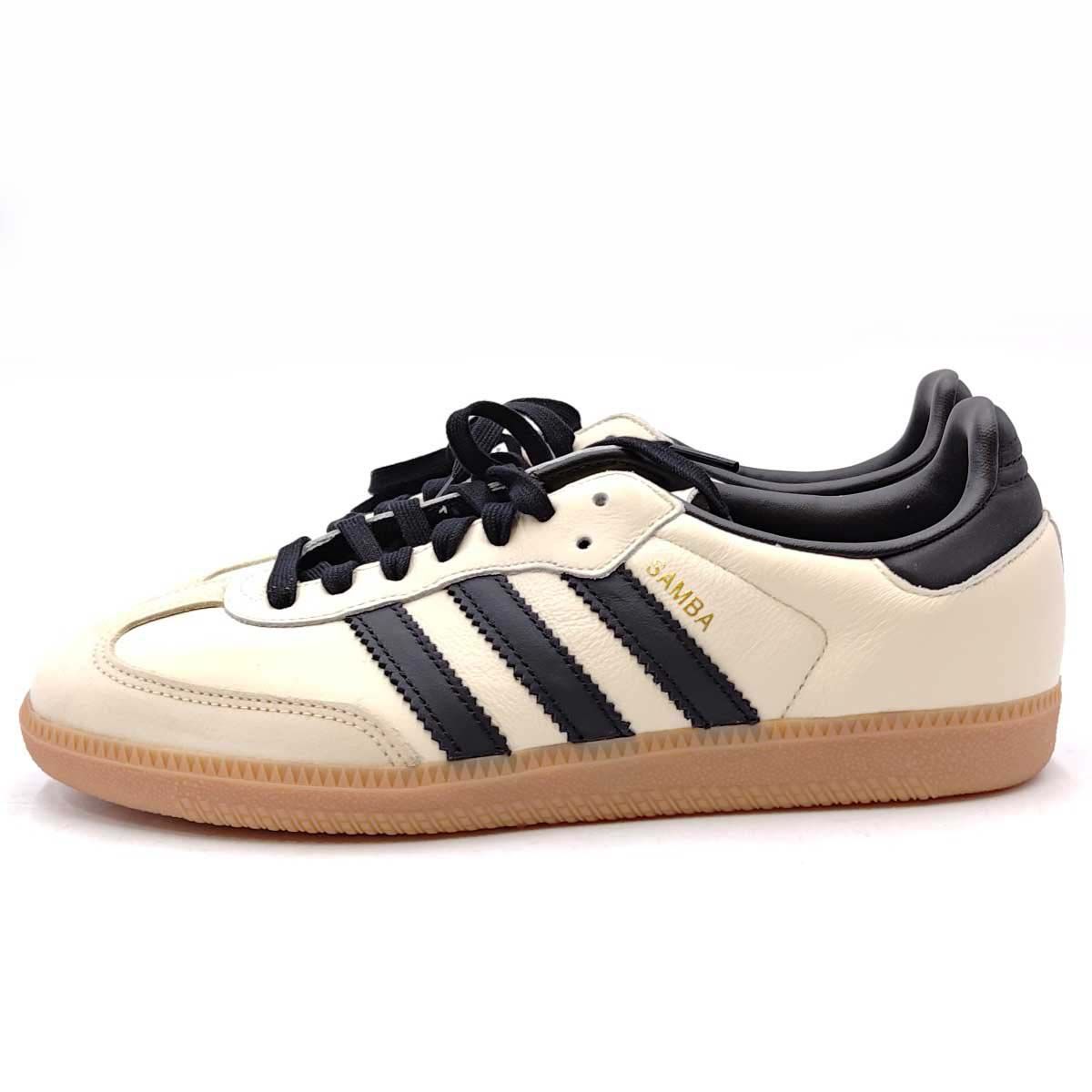 未使用】アディダス オリジナルス サンバ OG SAMBA 26cm クリーム 