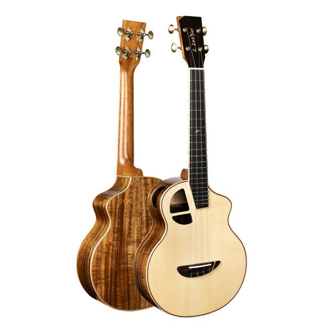 L.Luthier エル ルシアー Le Koa S w|EQ Tenor テナー サイズ ウクレレ エレウク スプルース トップ コア サイド＆バック
