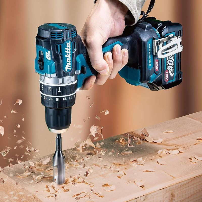 マキタ Makita 充電式ドライバドリル 40Vmax バッテリ 充電器 ケース別売 DF002GZ 青 1