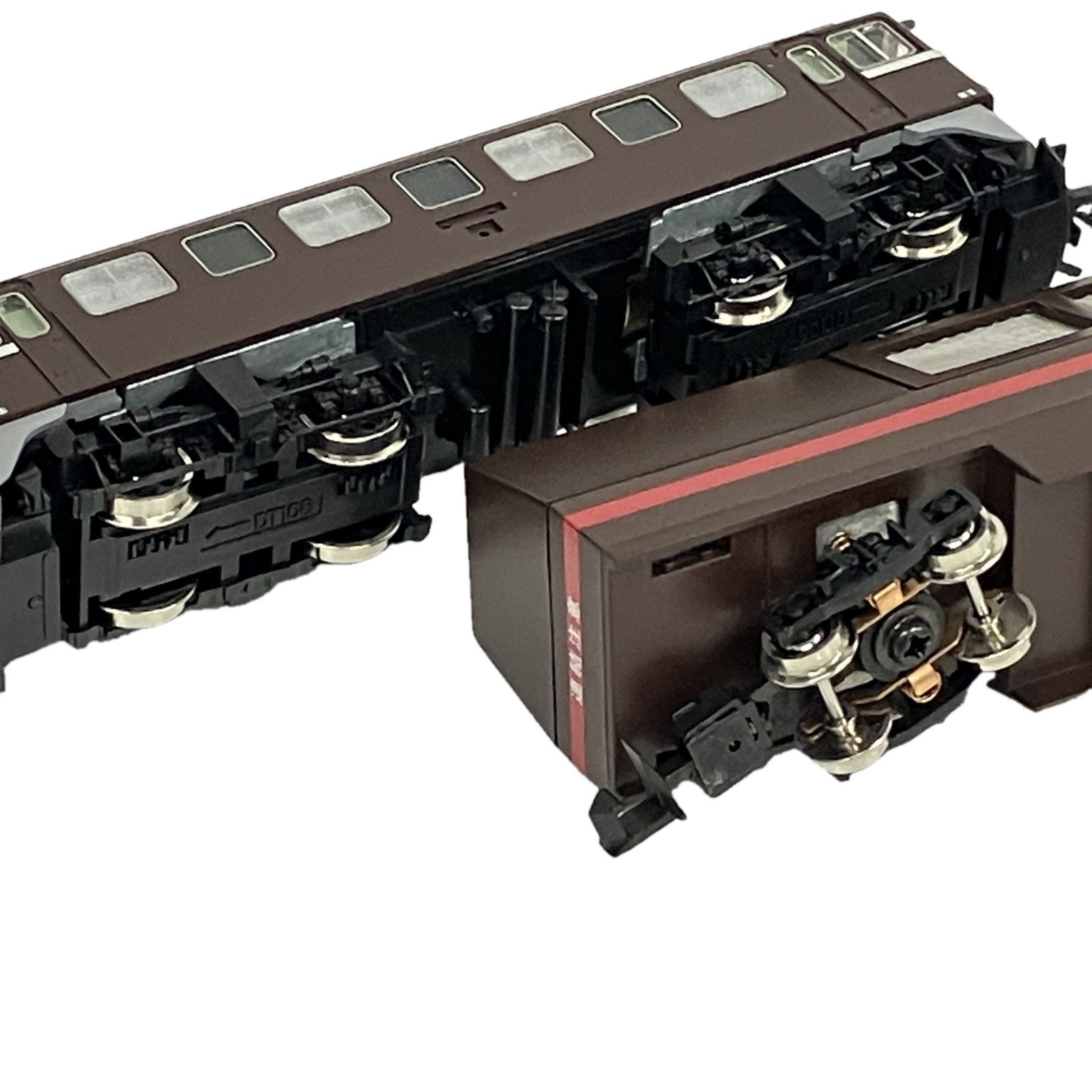 TOMIX 6432 マルチレールクリーニングカーセット ED61形 茶色 Nゲージ 鉄道模型 ジャンク S10532623