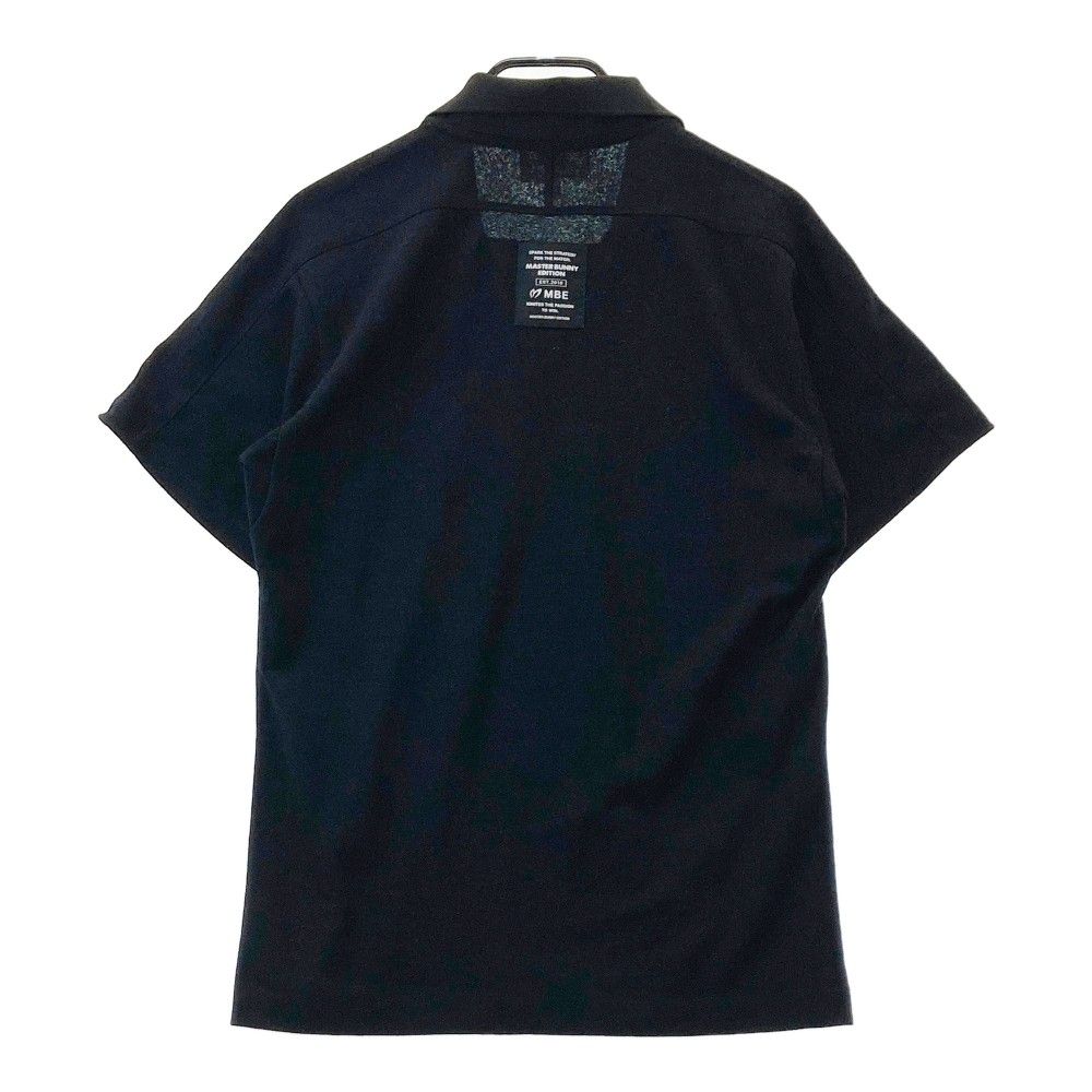 サイズ：4 MASTER BUNNY EDITION マスターバニーエディション 2024年モデル ハイネック 長袖Tシャツ  ブラック系 [240101434736] ゴルフウェア メンズ ストスト MASTER BUNNY EDITION マスターバニーエディション 2024年 長袖