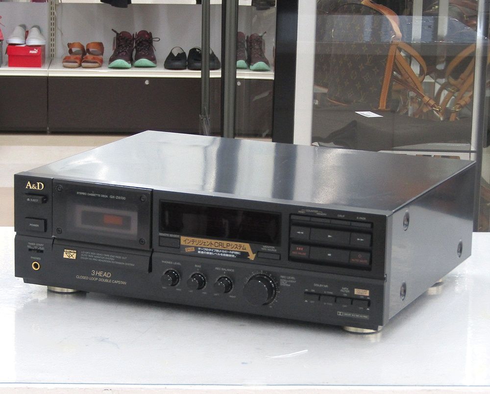 A-D|エー＆ディー|AKAI|アカイ カセットデッキ GX-Z6100 リモコン付属 動作 済み