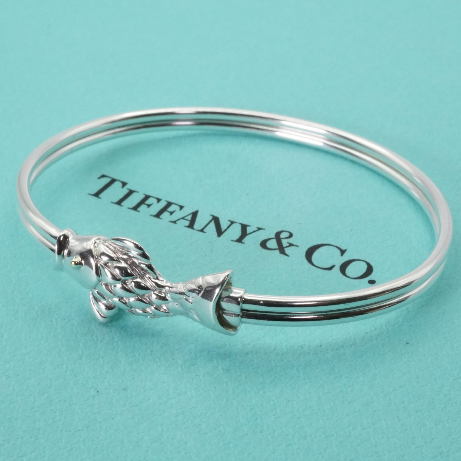 c357 ティファニー　ダブルループ　バングル　ブレスレット　シルバー　925 c357 ティファニー ダブルループ バングル ブレスレット