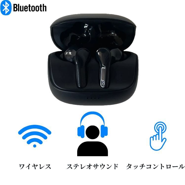 新品・未使用】TWS- 著しく Bluetoothワイヤレスヘッドセット