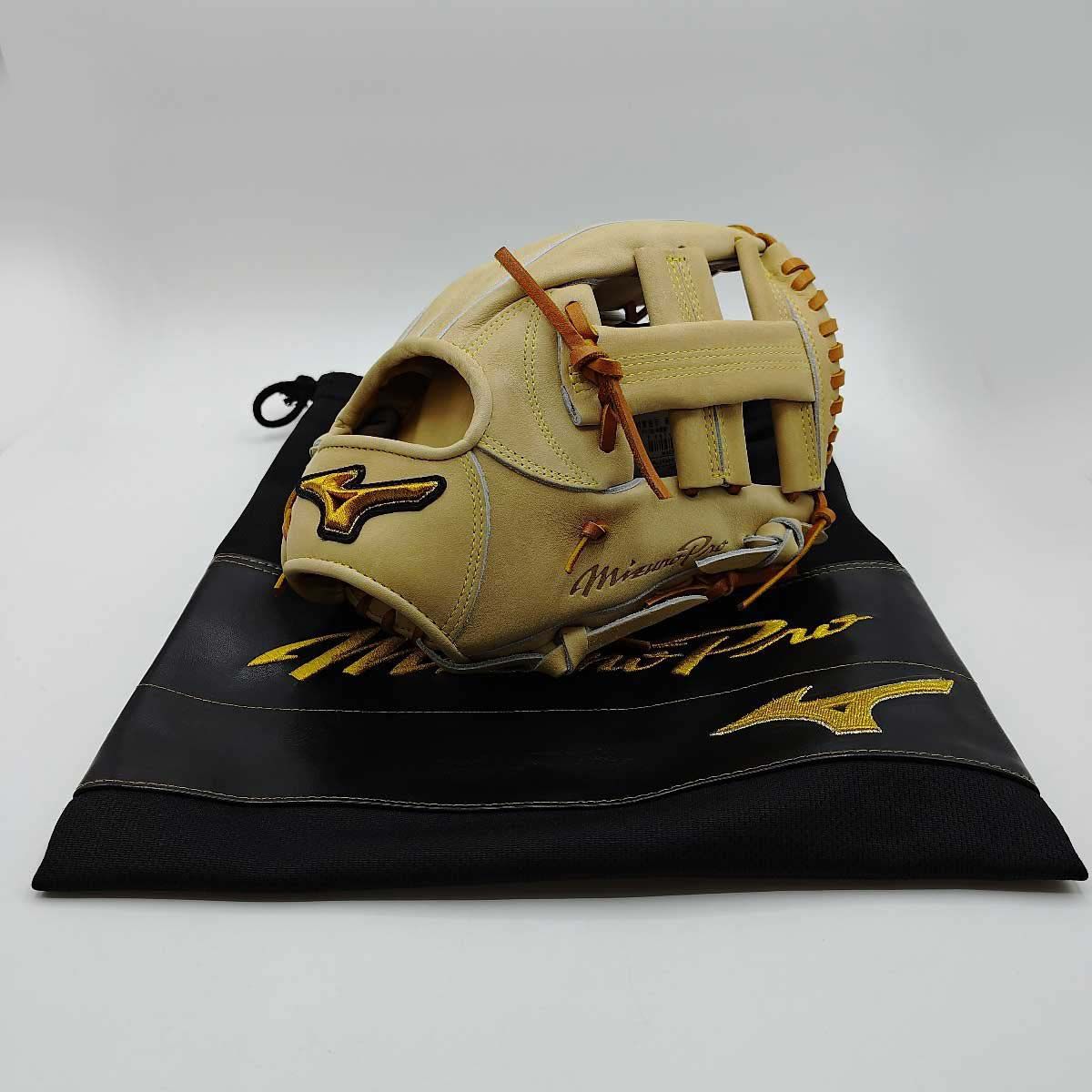 ミズノプロ 皮革 テネイシャスプロエリートレザー 内野手用 サイズ9 硬式 野球 グローブ 1AJGH10813 MIZUNO PRO