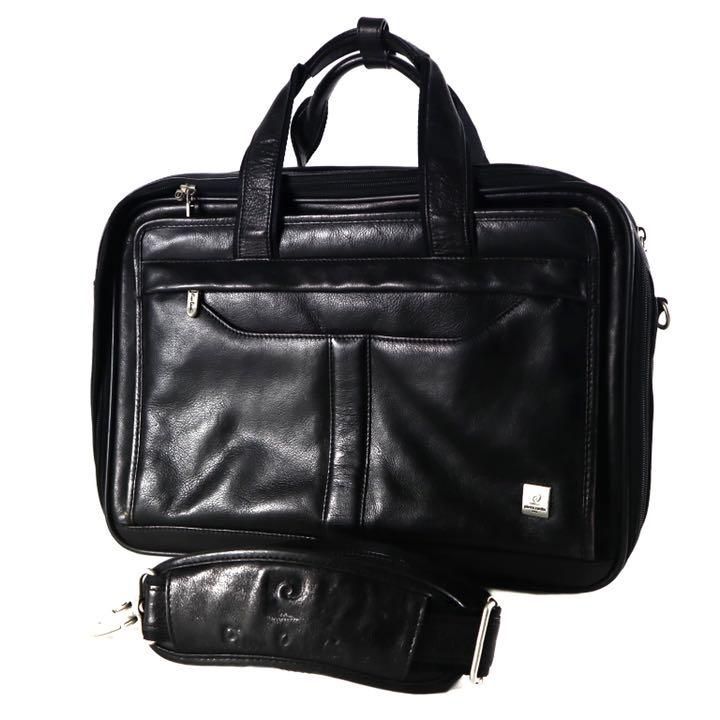 【未使用】ピエールカルダン ビジネスバッグ ブラック pierre cardin ピエール カルダン ビジネスバッグ ブリーフ