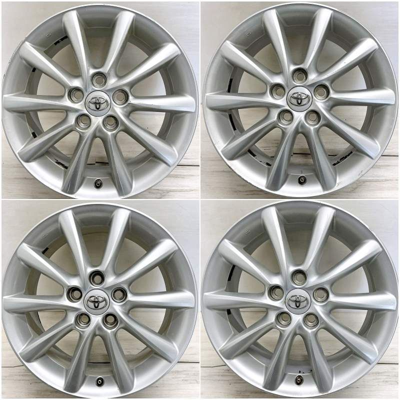 17インチ アルミ トヨタ エスティマ 純正 4本セット C-HR ノア アルテッツァ エスティマ エスティマハイブリッド エスティマハイブリッド オーリス アルミホイール アルミホイール ホイール ホイル 純正ホイール ホイール ホイル