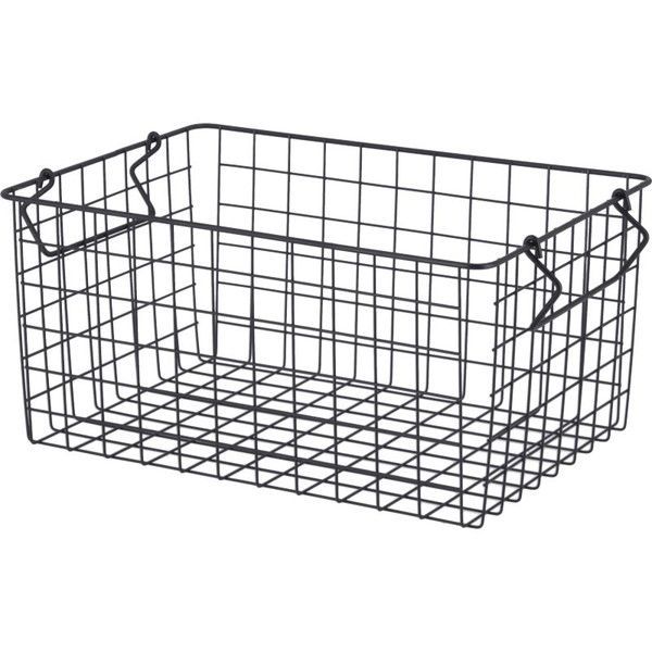 まとめ スタッキングワイヤーバスケット ＢＫ ３７ｘ２６ｘ１８ ×6セット
