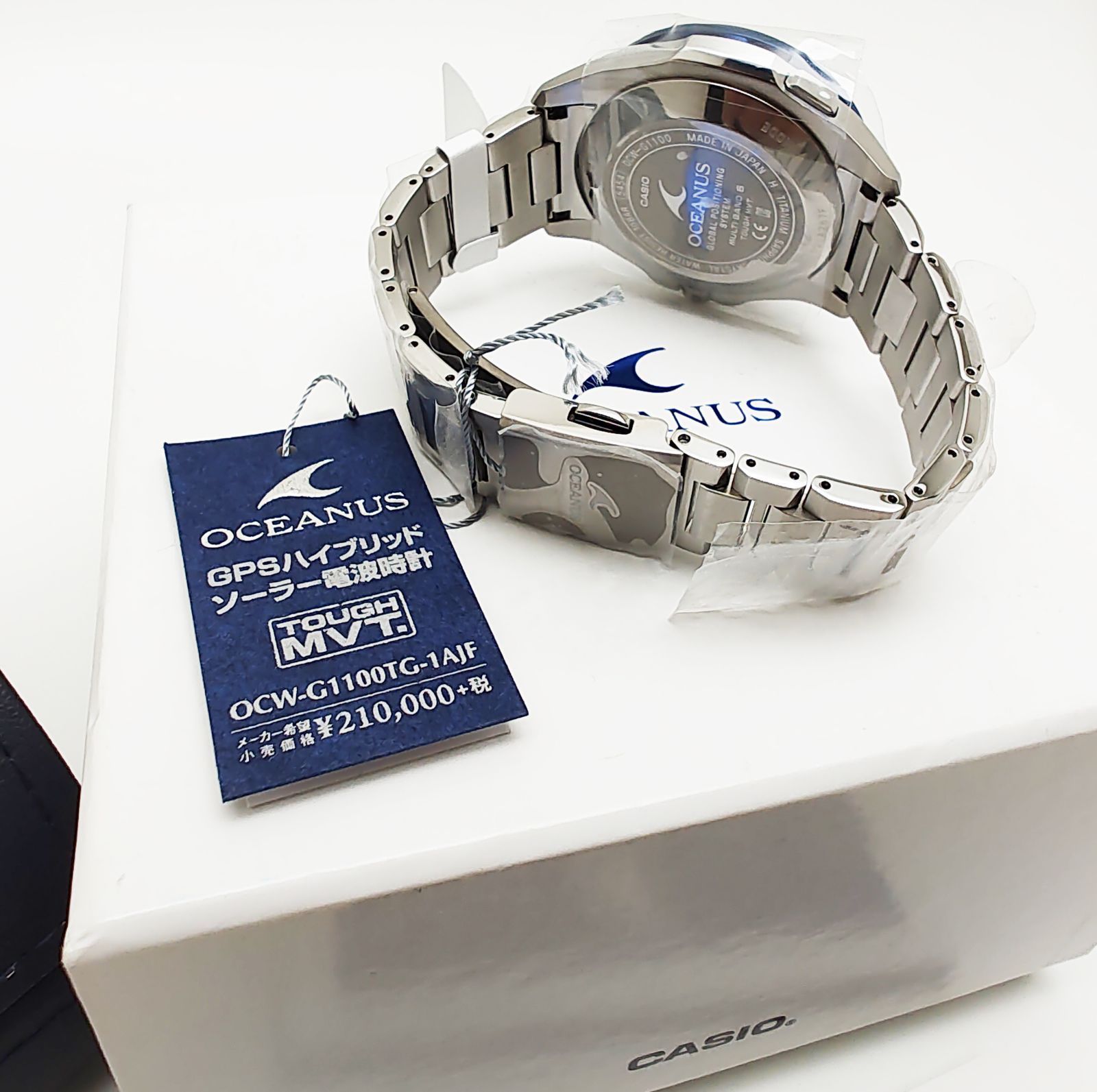 新品同様】カシオ オシアナス OCW-G1100TG-1AJF 腕時計 チタン GPS 