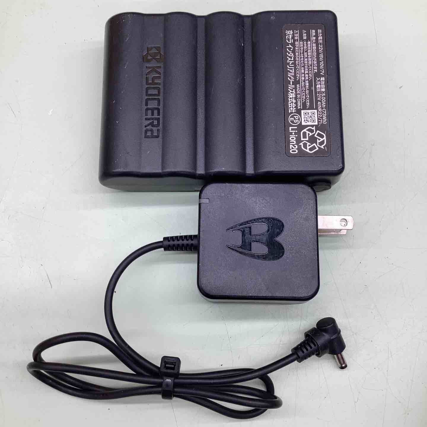 バートルエアークラフト　充電器　22V BURTLE バートル製 2024年モデル 22V AC08 バッテリー対応 AC