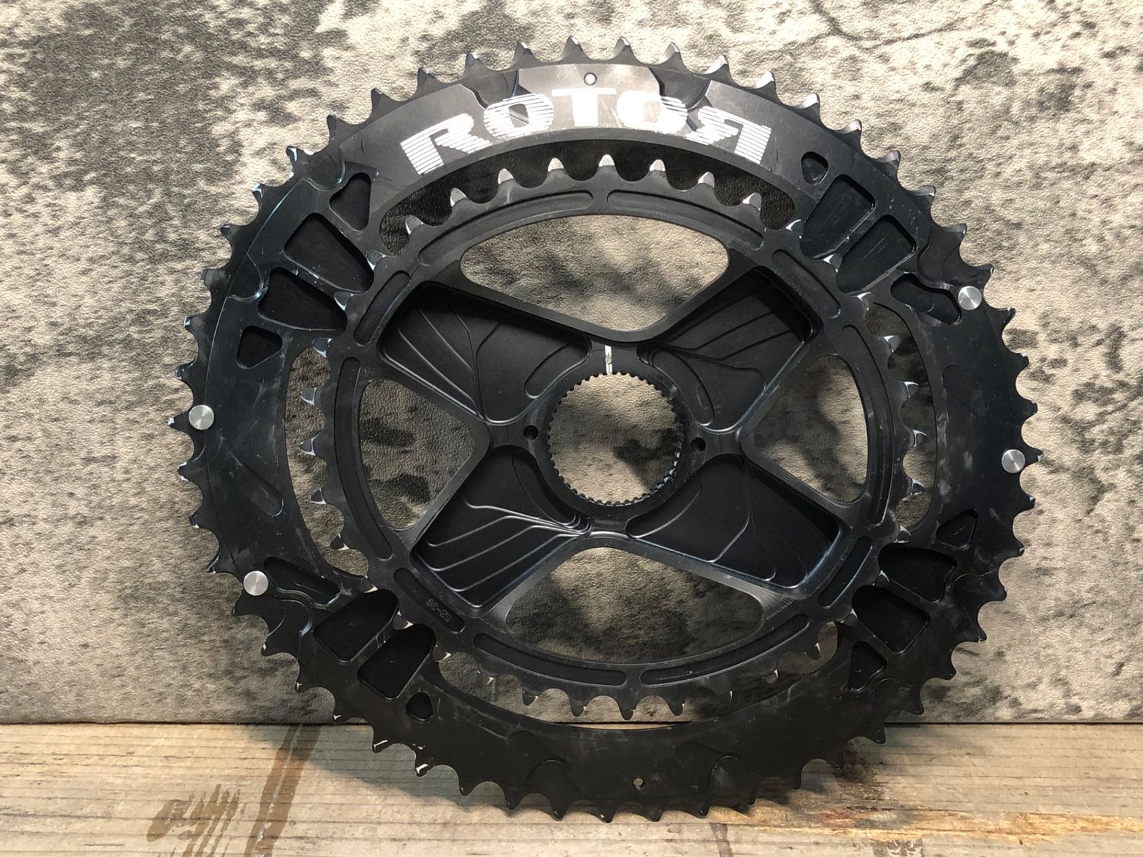 Rotor Chainring Aero Q Ring Bcd110x4 52t(36) | Mammoth ROTOR