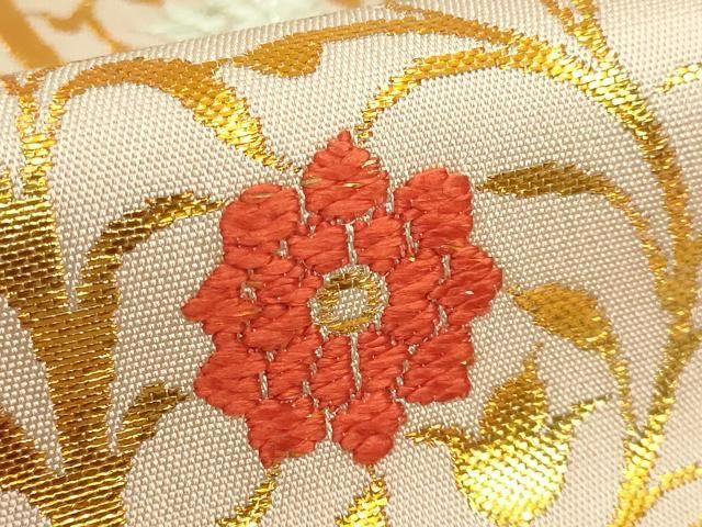 専用帯2161 ●龍村平蔵製 本金 竹屋町一重唐草文 高級 正絹 袋帯 専用帯2161 ○龍村平蔵製 本金 竹屋町一重唐草文 高級 正絹 袋帯