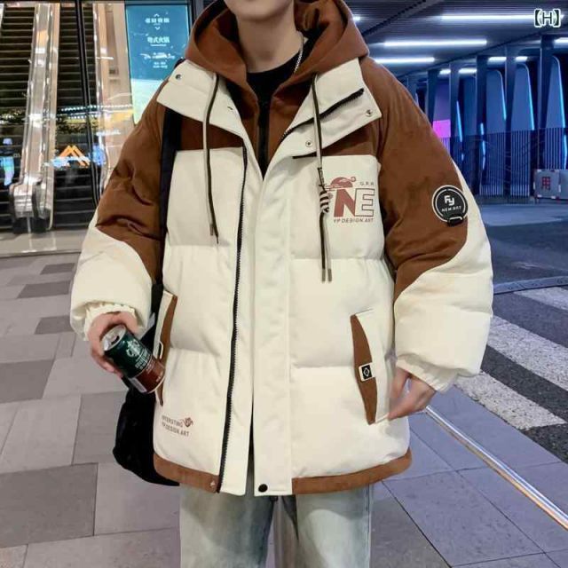 M 春 コーデ メンズ 服 シンプル ファッション オシャレ 大人 かっこいい 大きいサイズ ストリート 紳士服 冬 コート 厚手 ゆったり ダウン ジャケット KANDAIZUMI_COM