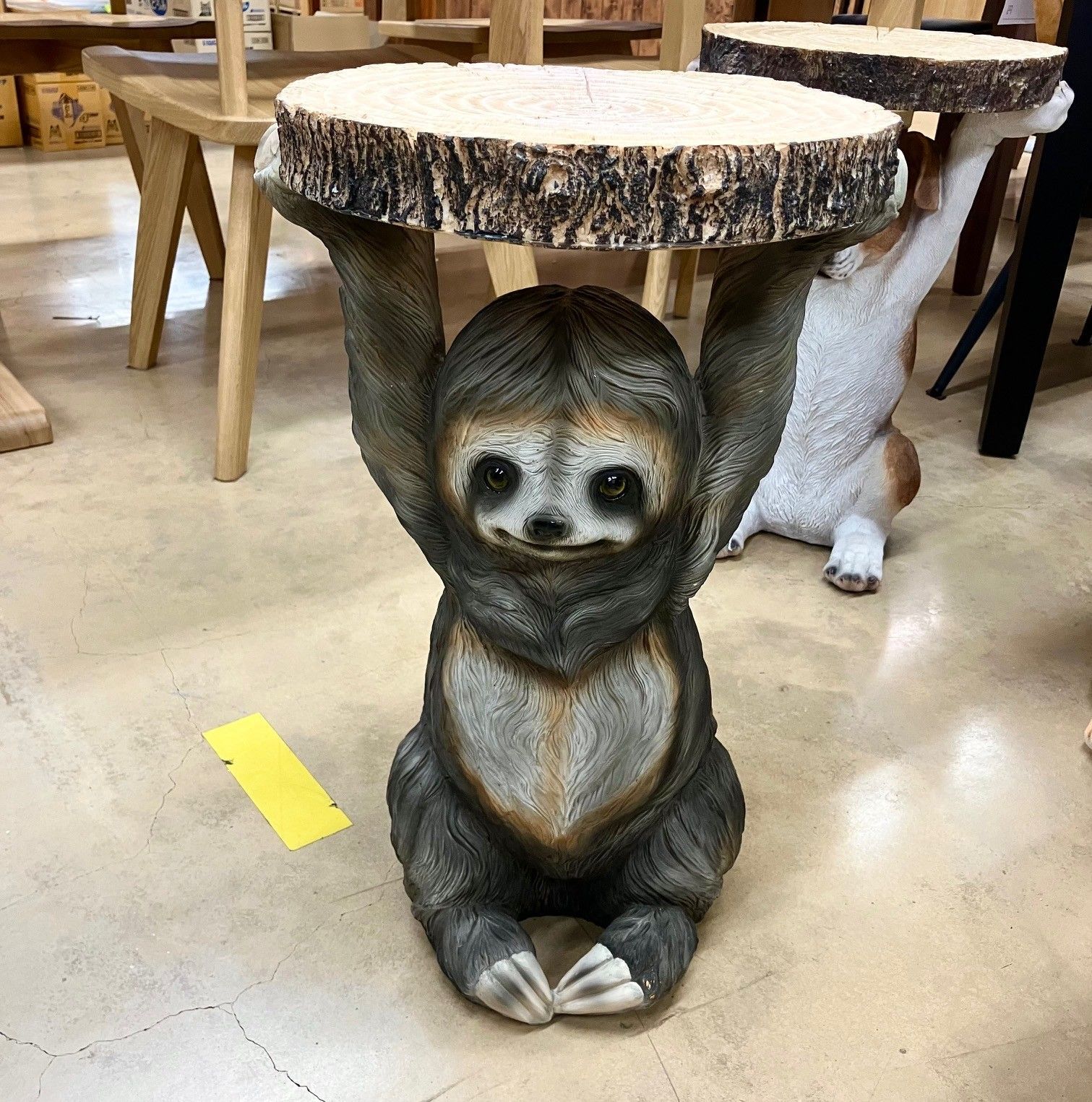 チンパンジー　サイドテーブル　ミニテーブル　アニマル　動物　ソファ　テーブル チンパンジー サイドテーブル ミニテーブル アニマル 動物