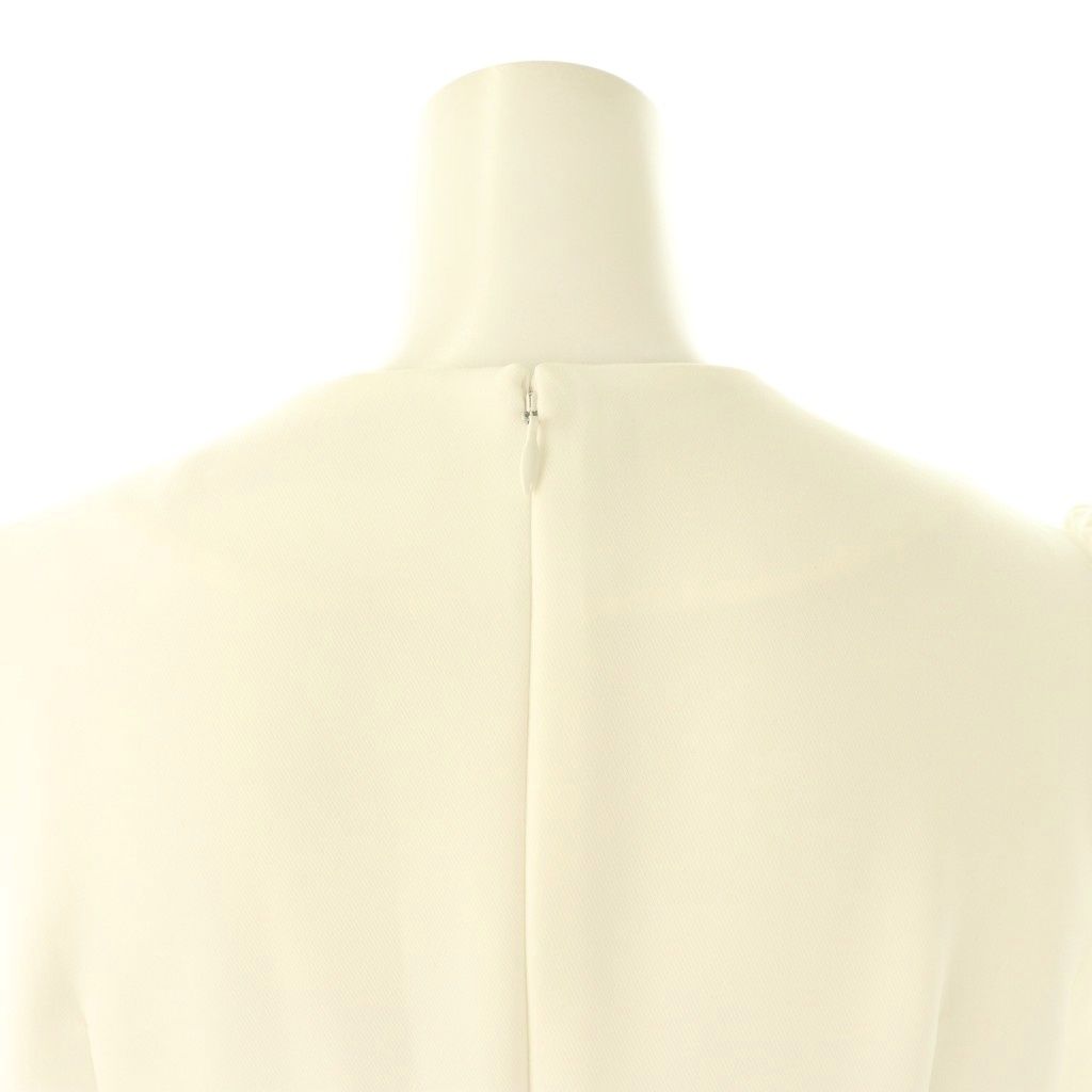 BORDERS at BALCONY ワンピース ホワイト 36 中古・古着通販】BORDERS AT BALCONY (ボーダーズアット