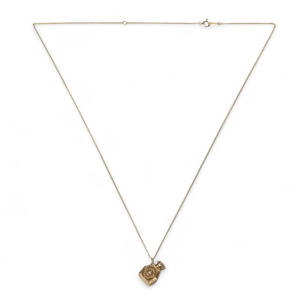 美品 SIENA ROSE シエナロゼ K10 Laube ローブ 香水瓶 チャーム