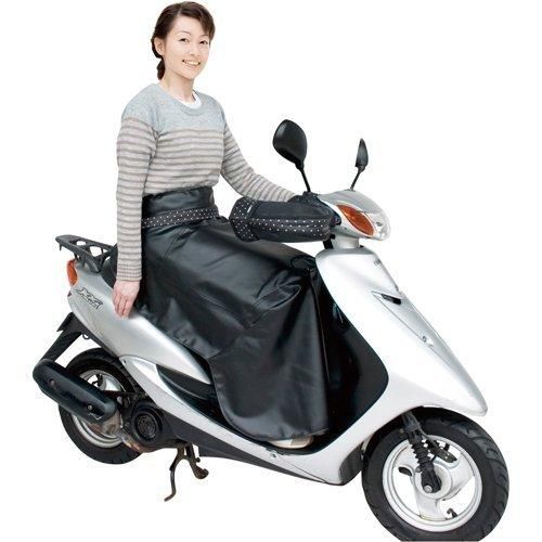 【新品・2営業日で発送】大久保製作所 【必ず購入前に仕様をご確認下さい】MARUTO (マルト) 防寒ひざあて 水玉黒 スタイリッシュフリーサイズ 品番 LC-F3600