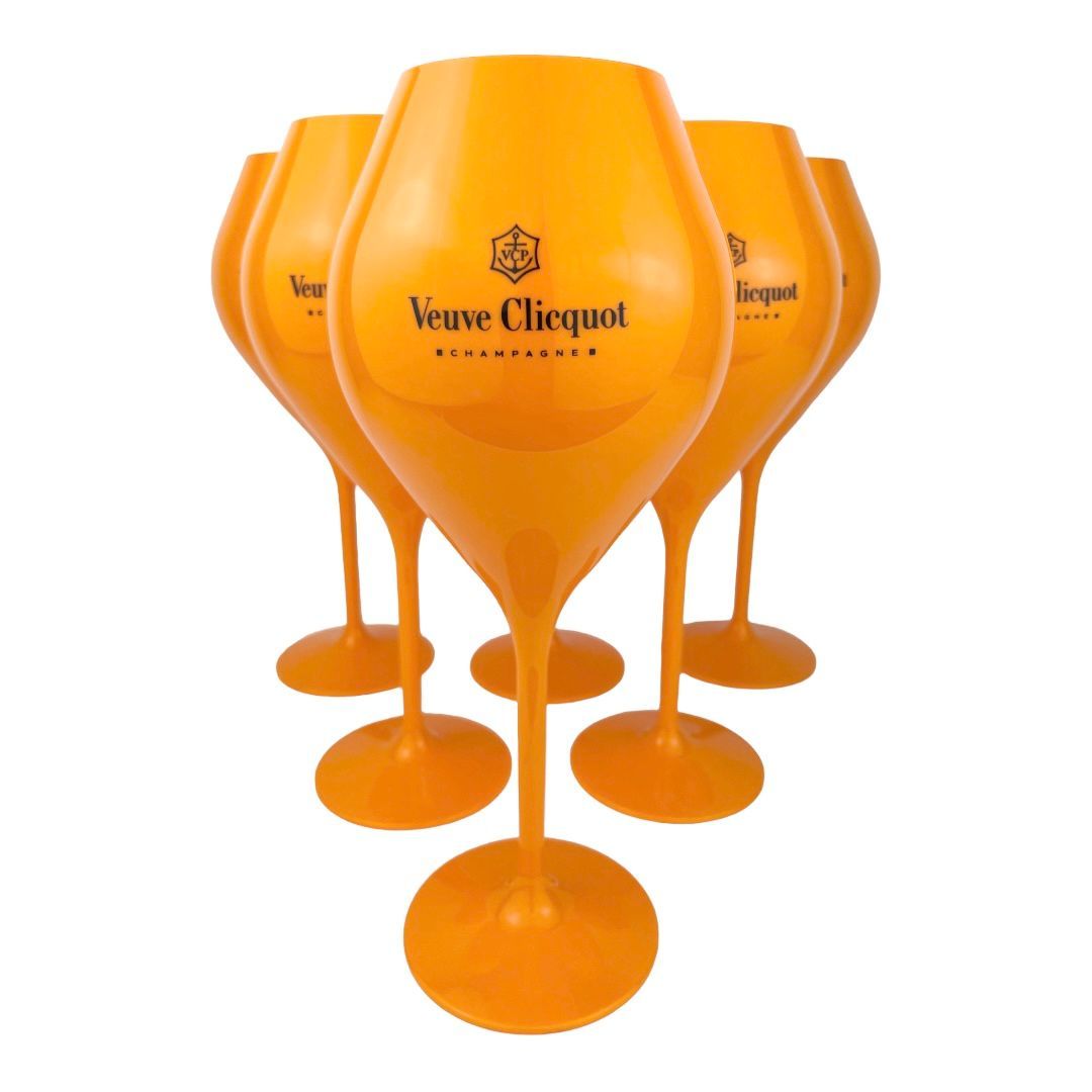 Veuve Clicquot ヴーヴクリコ シャンパングラス 6脚セット 非売品