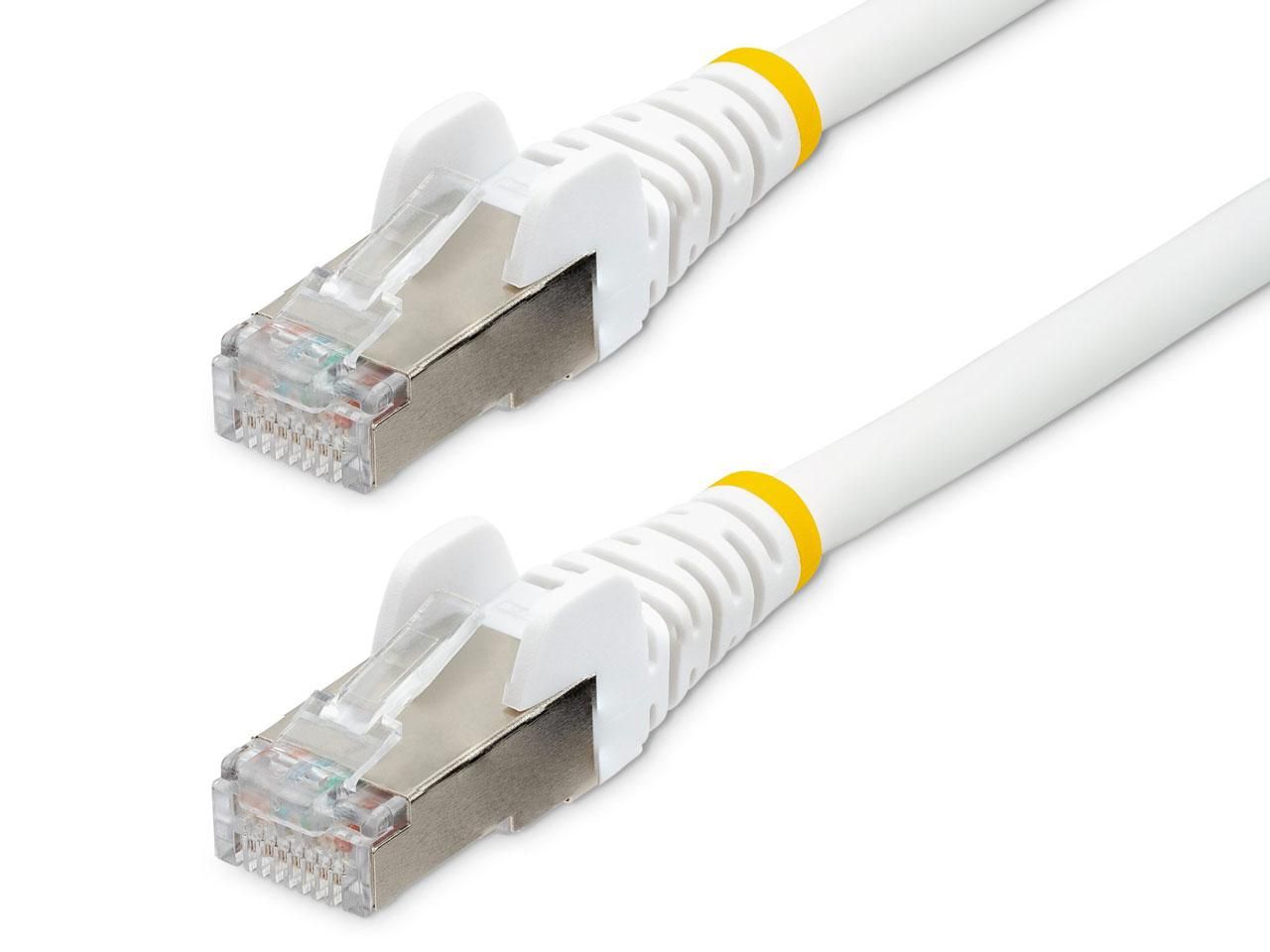 【新品・2営業日で発送】スターテック カテゴリー6A LANケーブル／7.5M／ホワイト／ハロゲンフリー／10GBE 500MHZ／100W POE++