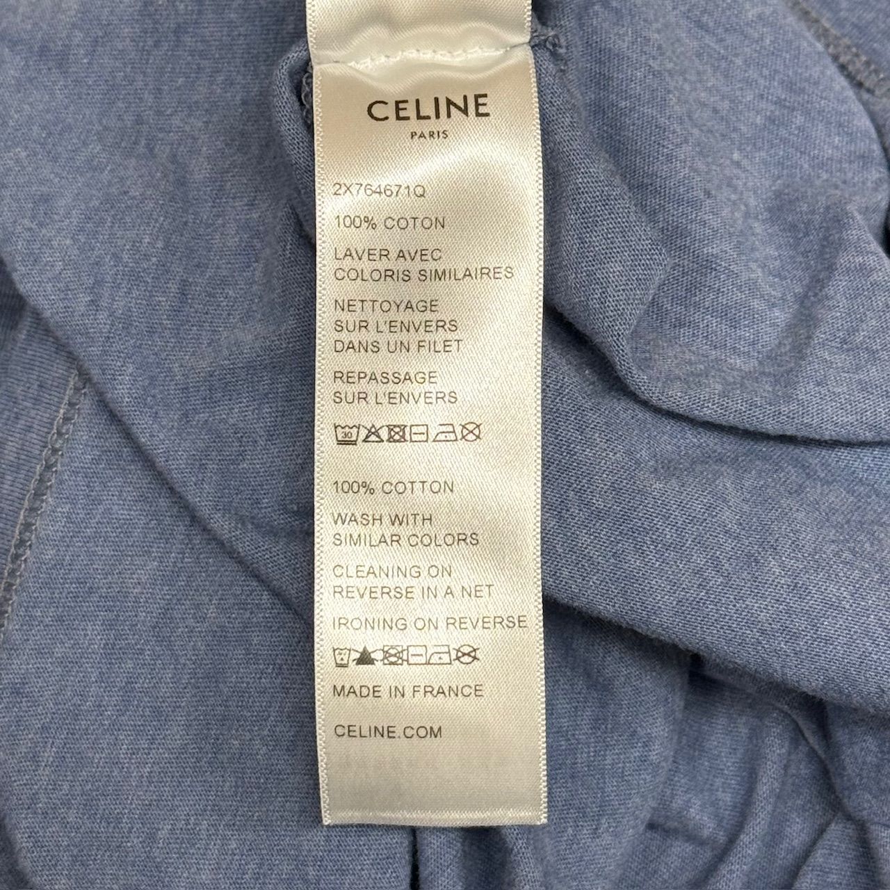 国内正規 CELINE 22SS ルーズロゴTシャツ カットソー セリーヌ