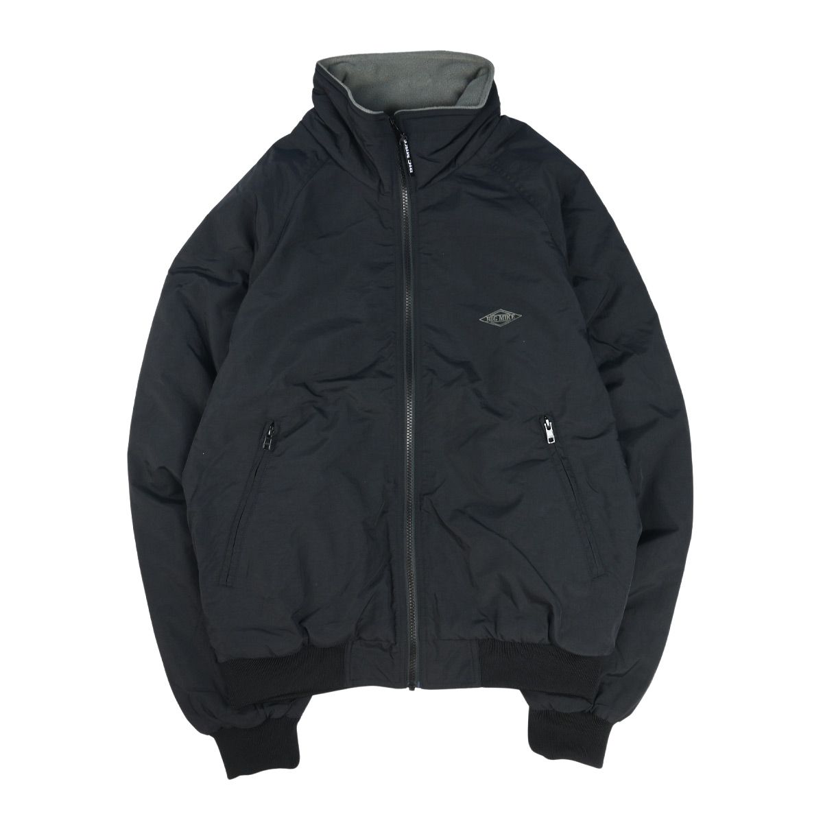 新品】 BIG MIKE ビッグマイク Fleece Nylon Jacket メンズ チャコール 