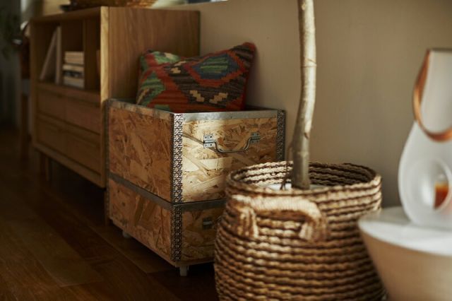 キャスター付 スタッキングボックスL