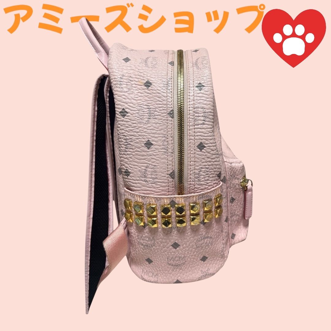 MCM リュック Sサイズ ピンク 公式通販 パウダーピンク - リュック