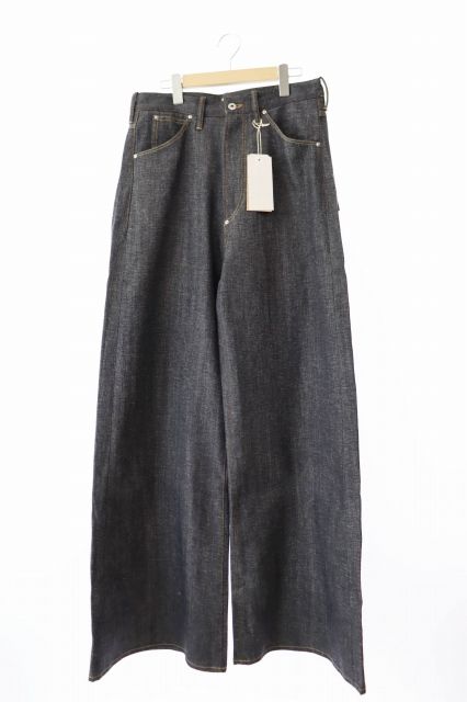 TAIGA TAKAHASHI タイガタカハシ DENIM TROUSERS トラウザーズ デニム  
