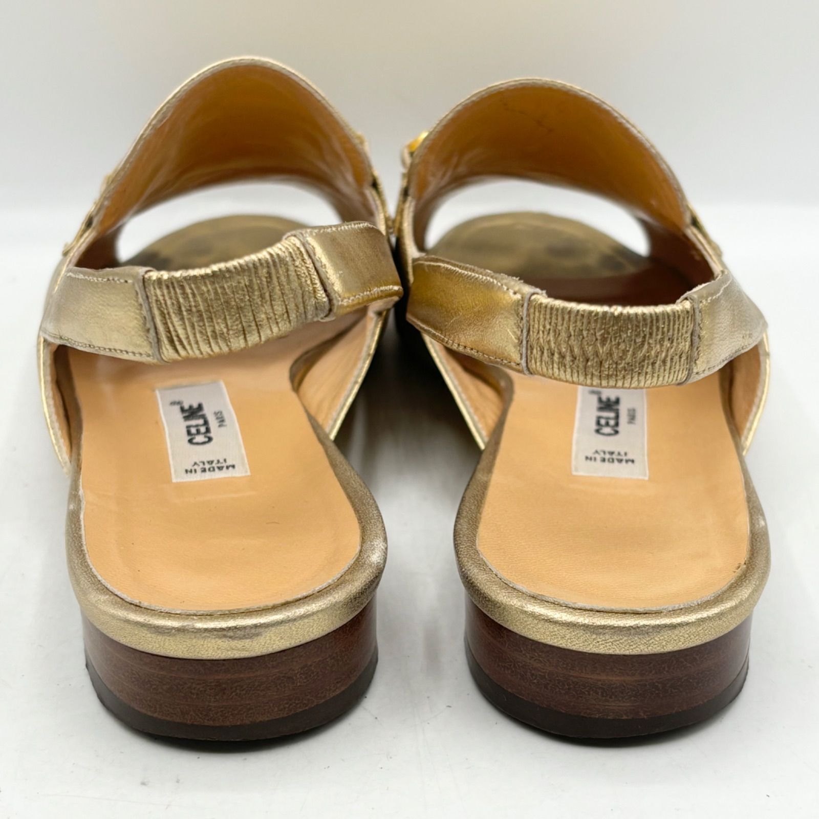 CELINE*ベルト*ホースビット/ゴールド*ビンテージセリーヌ*レディース CELINE セリーヌ ホースキャリッジ レザーベルト 馬車 バックル