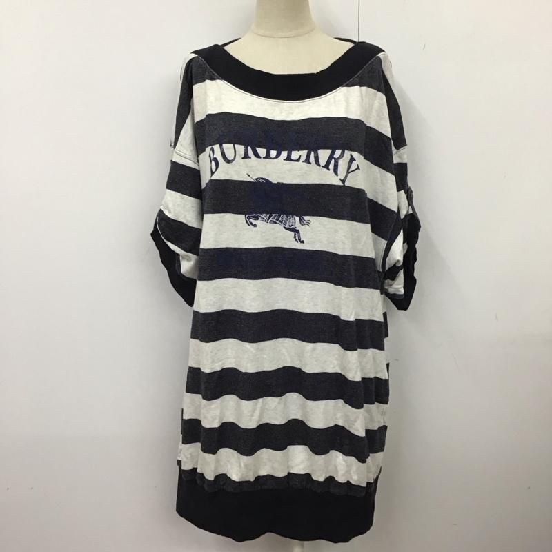 BURBERRY BLUE LABEL ストライプ　ボーダー 半袖ワンピース バーバリー ブルーレーベル ワンピース ボーダー柄 Burberry