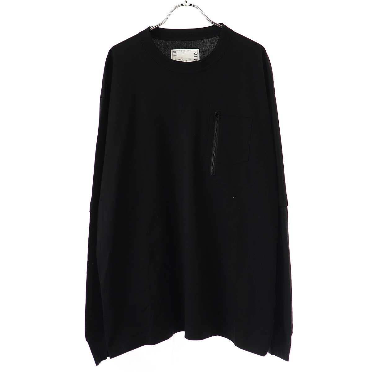 sacai サカイ 24SS Cotton Jersey L/S T-Shirt ロングスリーブポケット