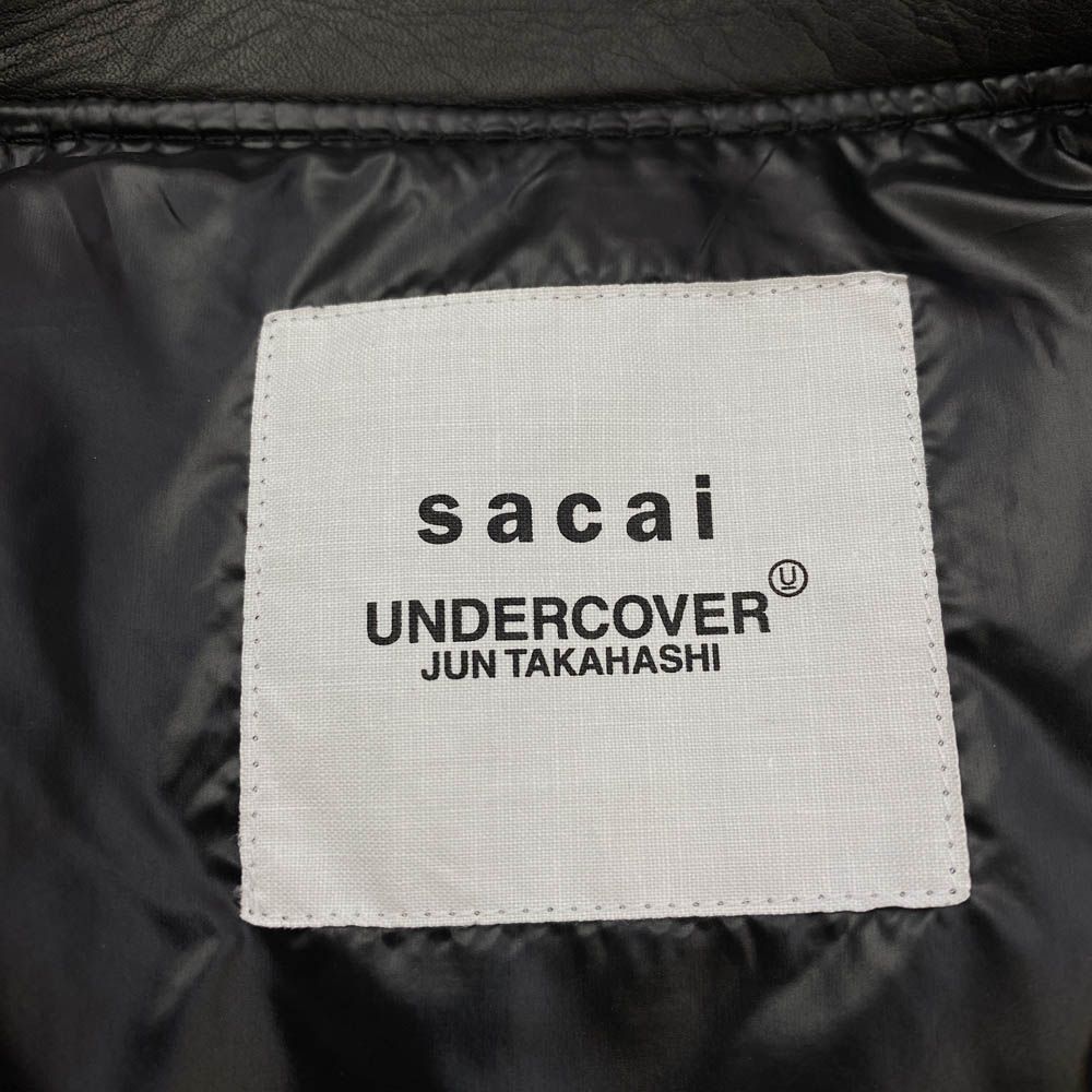 アンダーカバー 30周年 sacaiコラボ　ニットドッキングライダース アンダーカバー 30周年 sacaiコラボ ニットドッキングライダース