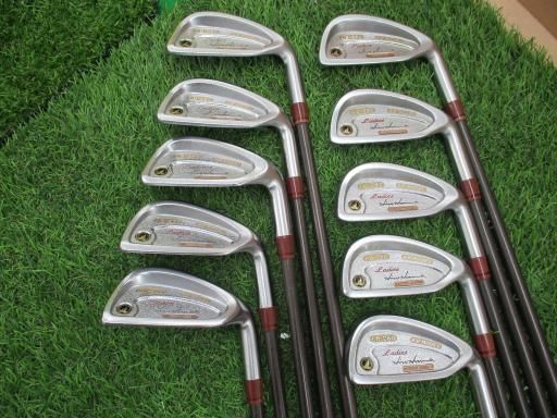 本間ゴルフ LB-280 黒七宝 10S アイアンセット IR リシャフト フレックスその他 メンズ 男性用 右利き 右用 Cランク ゴルフクラブ