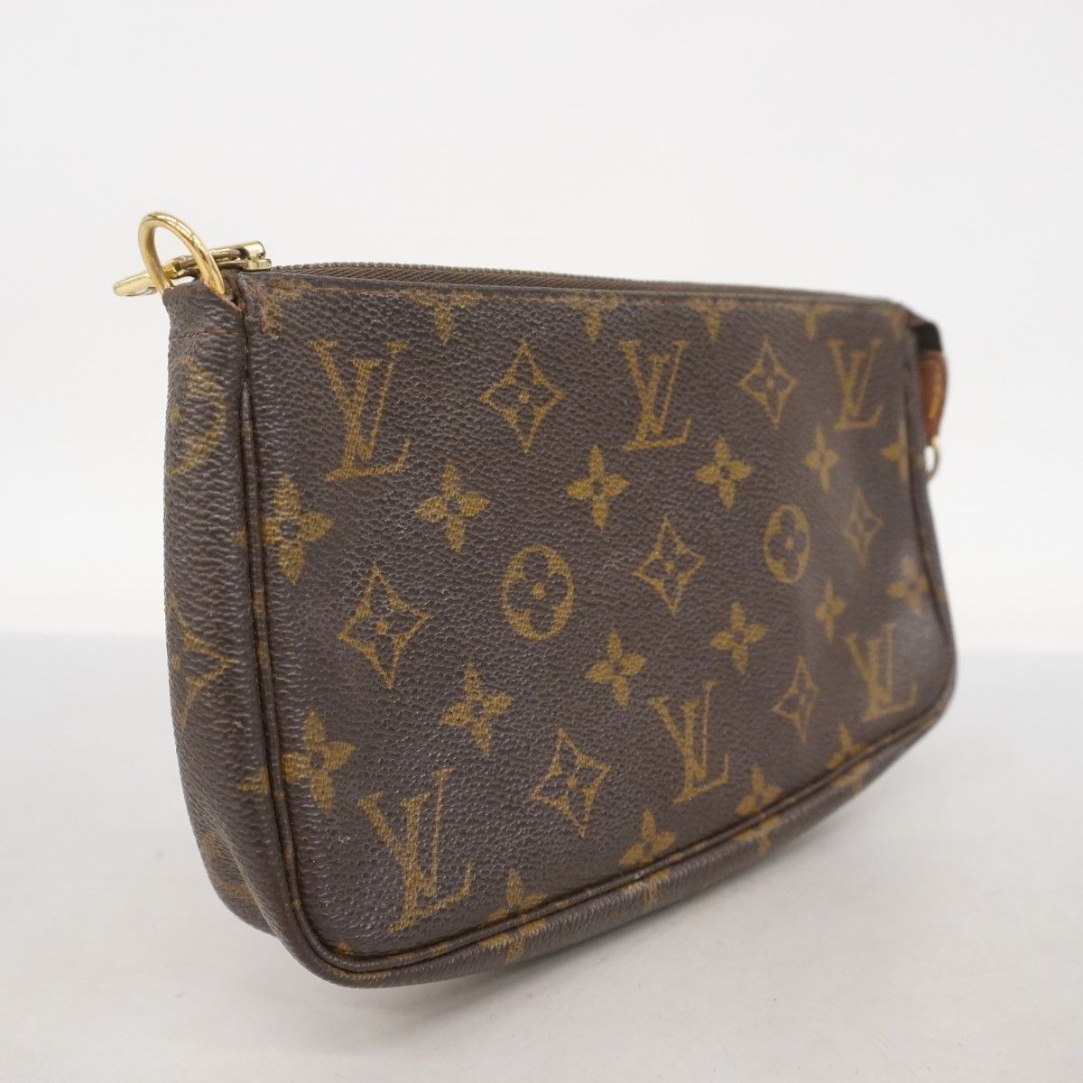 5mb1279-h ルイヴィトン ポーチ モノグラム ポシェットアクセソワール M51980 ブラウン レディース