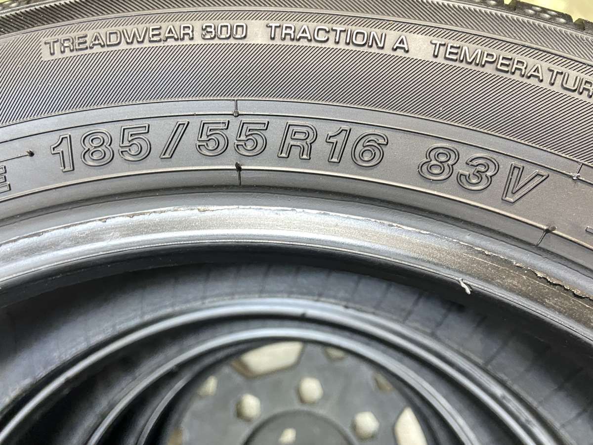 185/55R16 ヨコハマ ブルーアースGT AE51 中古タイヤ サマータイヤ 4本 